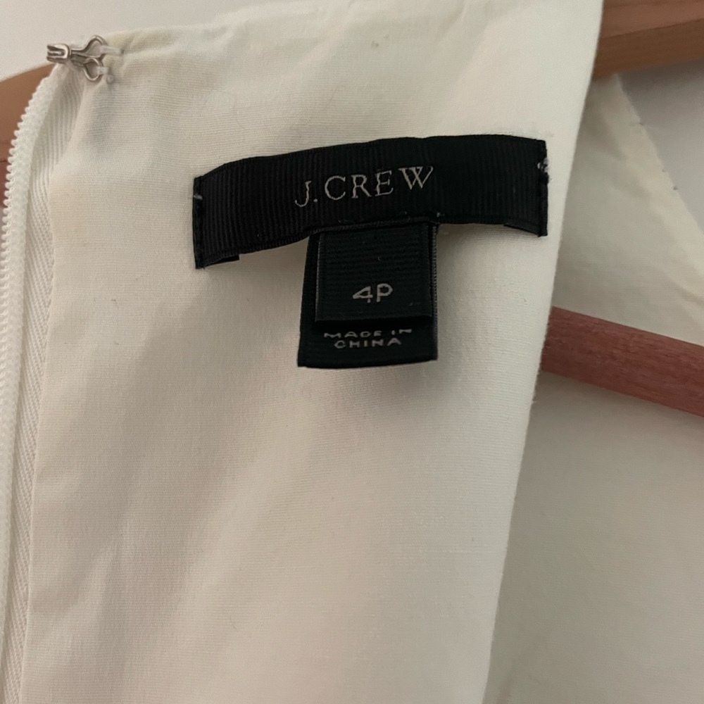 J. Crew - Linen Work Dress - Scallop Detail - Picture 4 of 5